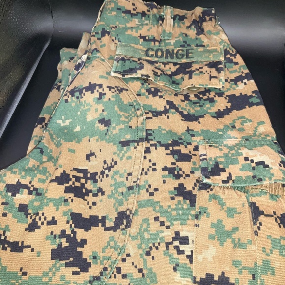 Tactical Digital Camouflage Pants (S-M) 27-31" Waist Green Cargo Military Combat - Picture 4 of 7